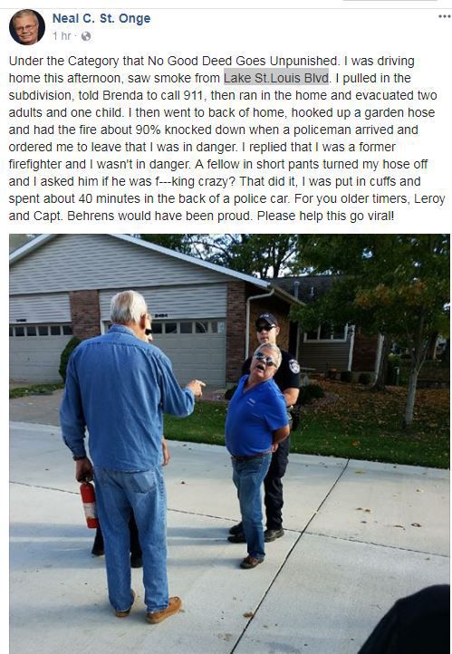 Neal St. Onge Facebook post
